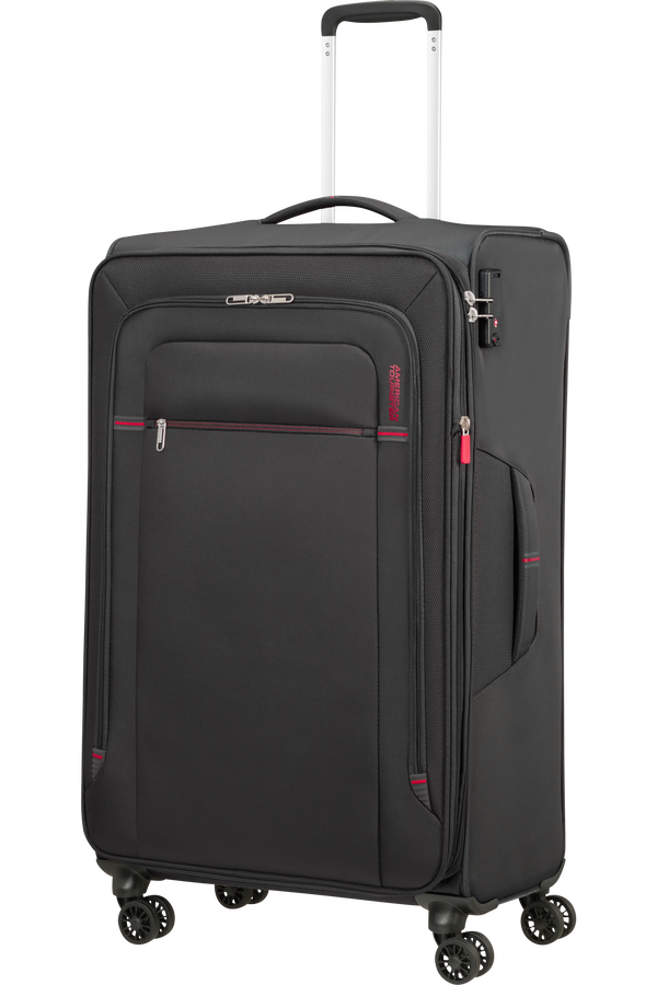 American Tourister Crosstrack Spinner Expandable 79cm  Šedá/červená