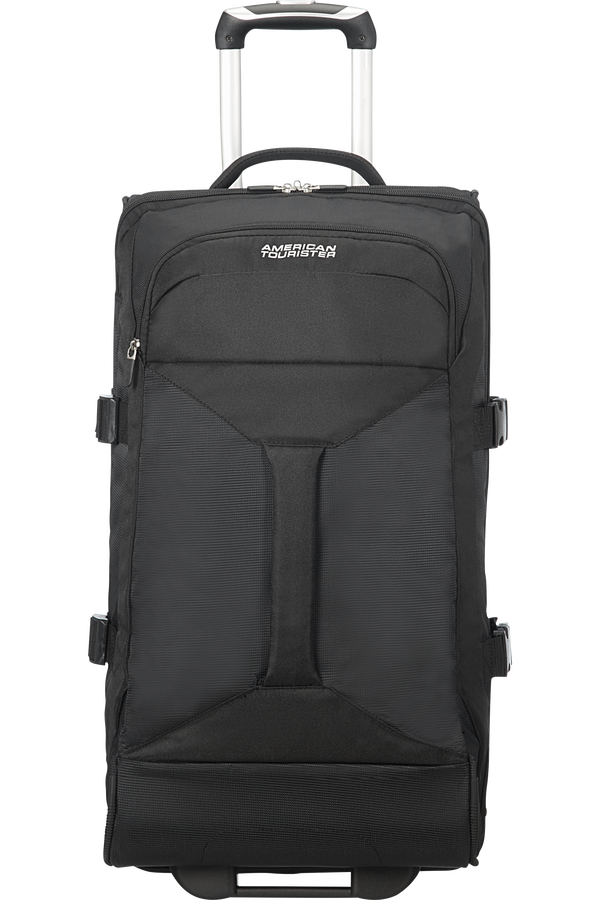 American Tourister Sportovn&iacute; ta&scaron;ka s kolečky Road Quest M, pln&aacute; čern&aacute;