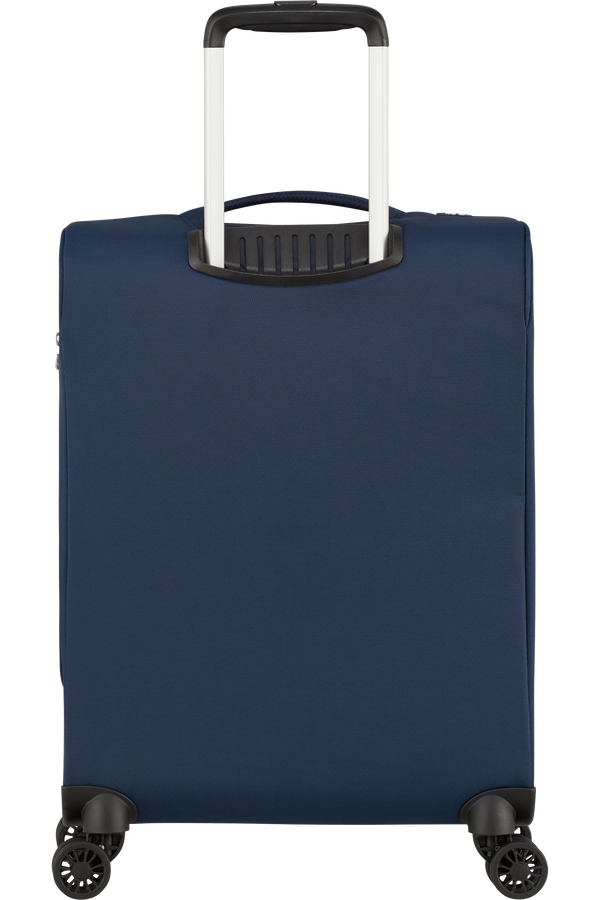 American Tourister Lite Ray Spinner TSA Expandable 55cm  Půlnočn&iacute; n&aacute;mořn&iacute; modr&aacute;