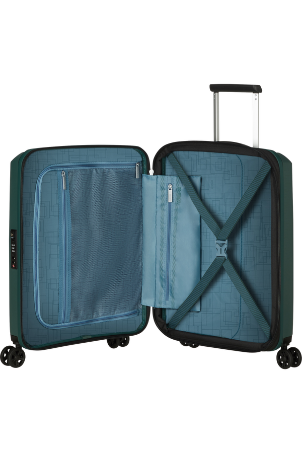 AeroStep 55cm Spinner (4 kolečka) | American Tourister AeroStep Spinner 55/20 EXP TSA 55cm  Dark Forest