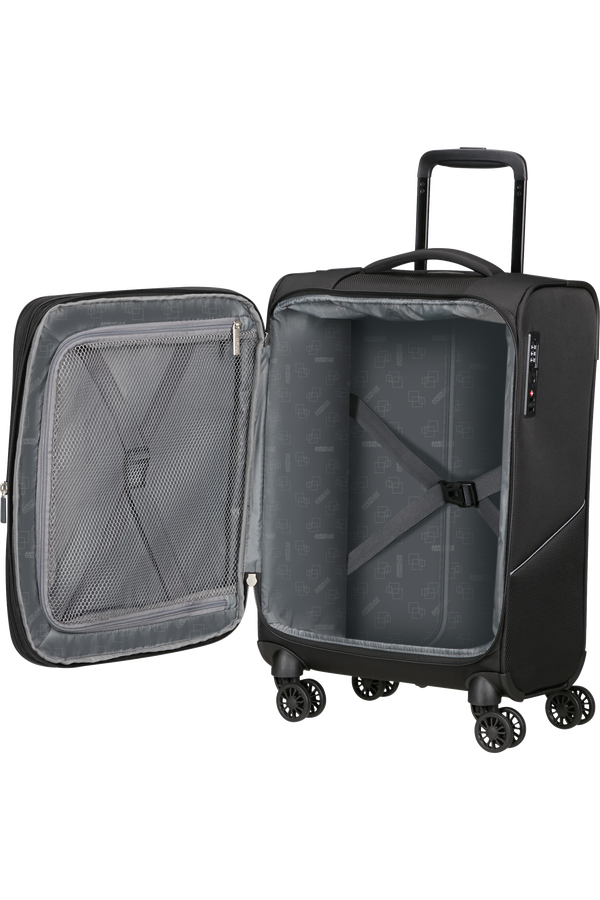 American Tourister SummerRide Spinner Expandable TSA 55cm L35  Černá American Tourister SummerRide Spinner Expandable TSA 55cm L35  Černá