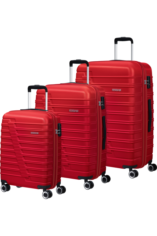 American Tourister Activair 3 PC Set A  Ohnivě červen&aacute;