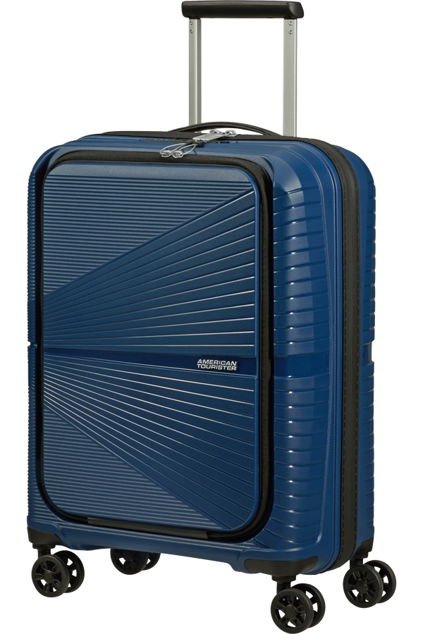 American Tourister Airconic Spinner Frontloader 15.6' 55cm  Půlnočn&iacute; n&aacute;mořn&iacute; modr&aacute;