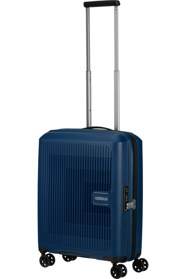 American Tourister Aerostep Spinner 55/20 Exp Tsa 55cm  N&aacute;mořn&iacute; modr&aacute;