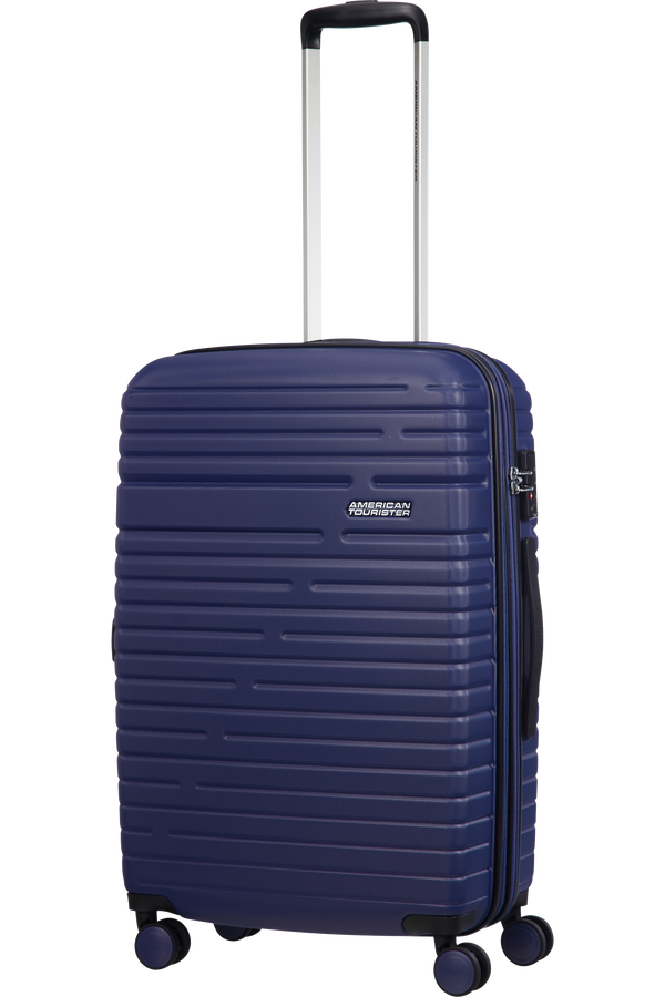 American Tourister Aero Racer Spinner M Expandable 68cm  Modrá Nocturno