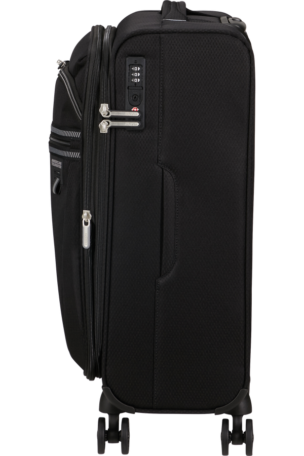 American Tourister Aerospin Spinner Expandable S  Černá