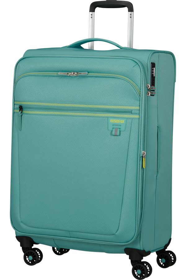 American Tourister Aerospin Spinner Expandable M  Dusty Turquoise