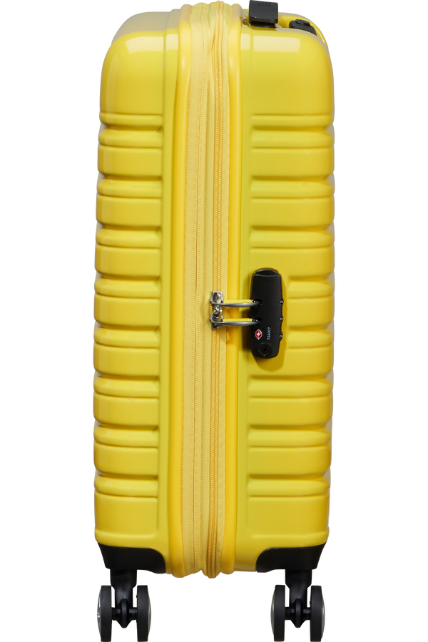 American Tourister Flashline Pop Spinner Exp TSA 55cm  Lemon Yellow