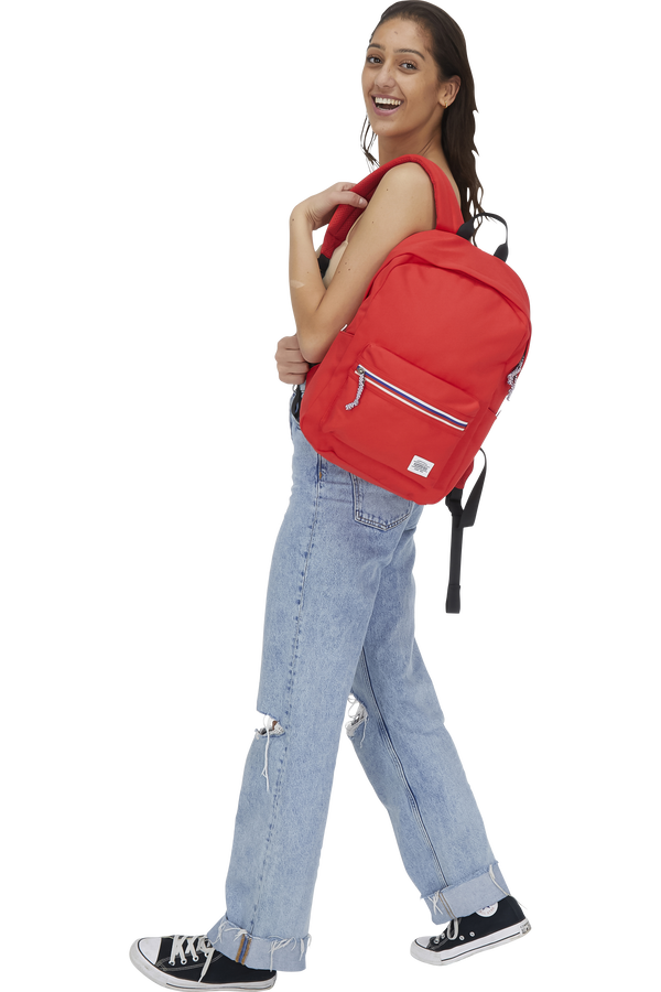 American Tourister Upbeat Backpack ZIP  Červená