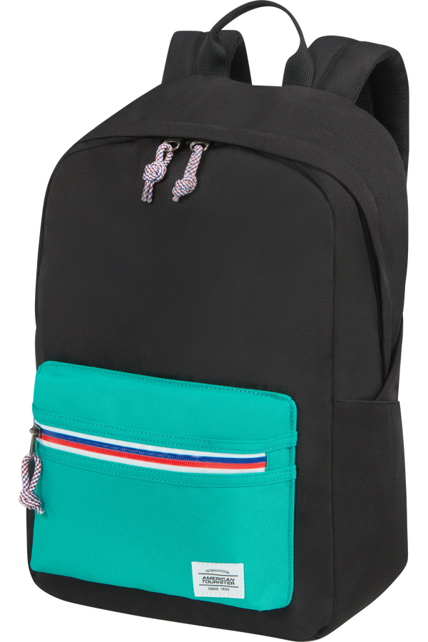 American Tourister Upbeat Backpack ZIP  Black/Turquoise American Tourister Upbeat Backpack ZIP  Black/Turquoise