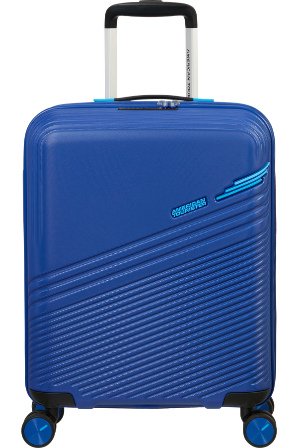 American Tourister Triple Trace Spinner TSA Expandable 55cm  N&aacute;mořn&iacute; modr&aacute;/modr&aacute;