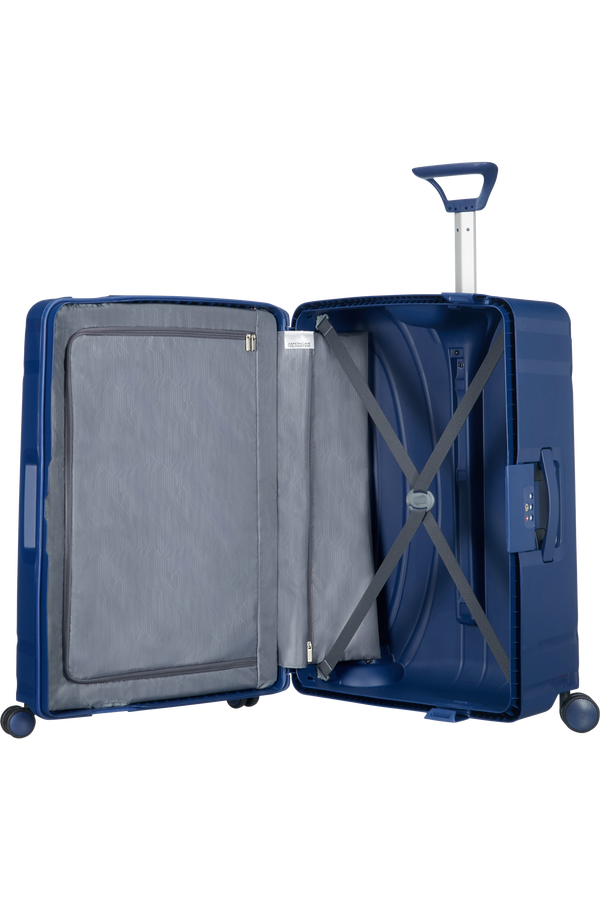 American Tourister Kufr Lock'n'Roll Spinner, 4 kolečka, 69 cm, střední, modrá Nocturno