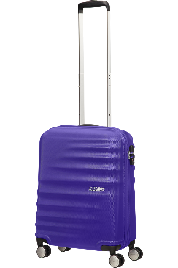 American Tourister Kufr Wavebreaker Spinner, 4 kolečka, kabinové zavazadlo, 55x40x20 cm, námořnická modrá