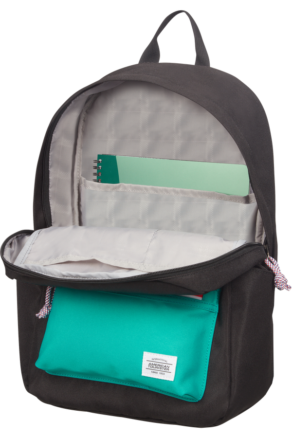 American Tourister Upbeat Backpack ZIP  Black/Turquoise American Tourister Upbeat Backpack ZIP  Black/Turquoise