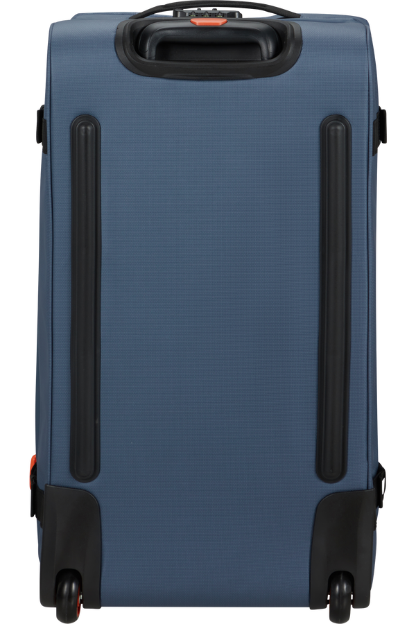 American Tourister Urban Track Duffle with Wheels Coated M  Navy/Orange American Tourister Urban Track Duffle with Wheels Coated M  Navy/Orange
