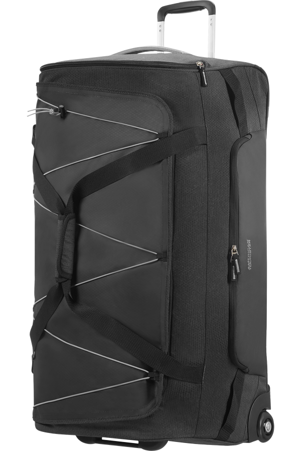 American Tourister Road Quest Duffle with Wheels L  Čern&aacute;/&scaron;ed&aacute;