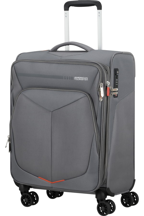 American Tourister Summerfunk Spinner Exp TSA 55cm  Titanium Grey American Tourister Summerfunk Spinner Exp TSA 55cm  Titanium Grey