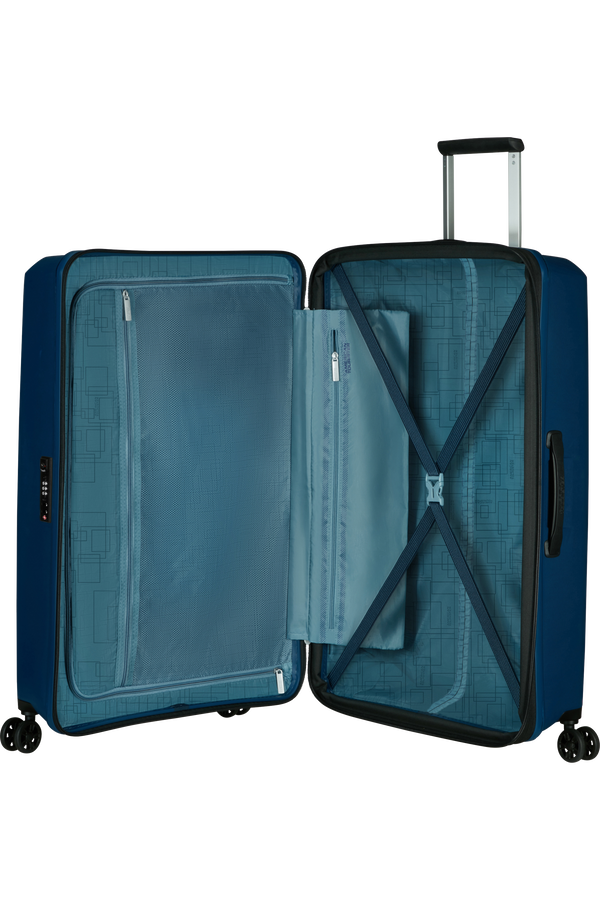 American Tourister Aerostep Spinner 77/28 Exp Tsa 77cm  N&aacute;mořn&iacute; modr&aacute;