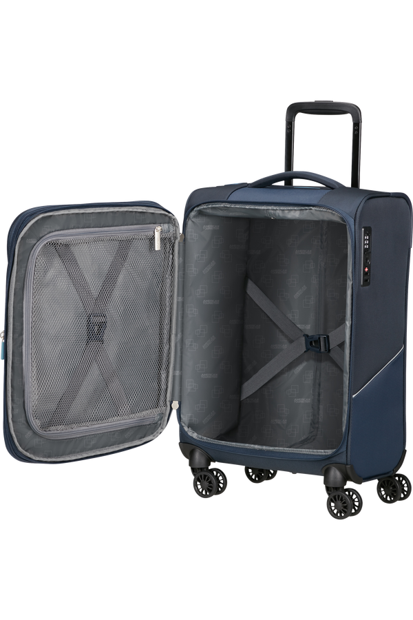 American Tourister SummerRide Spinner Expandable TSA 55cm L35  Námořní modrá American Tourister SummerRide Spinner Expandable TSA 55cm L35  Námořní modrá