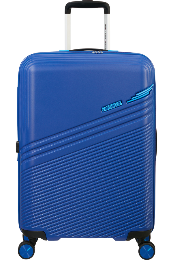 American Tourister Triple Trace Spinner TSA Expandable 67cm  Námořní modrá/modrá