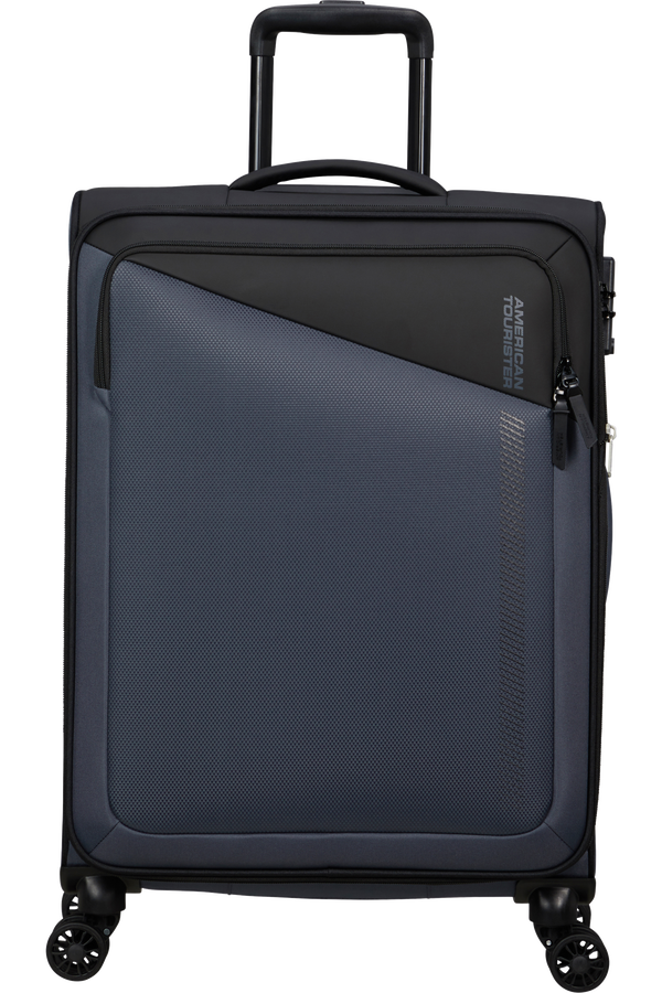 American Tourister Daring Dash Spinner Expandable TSA M  Černá/šedá