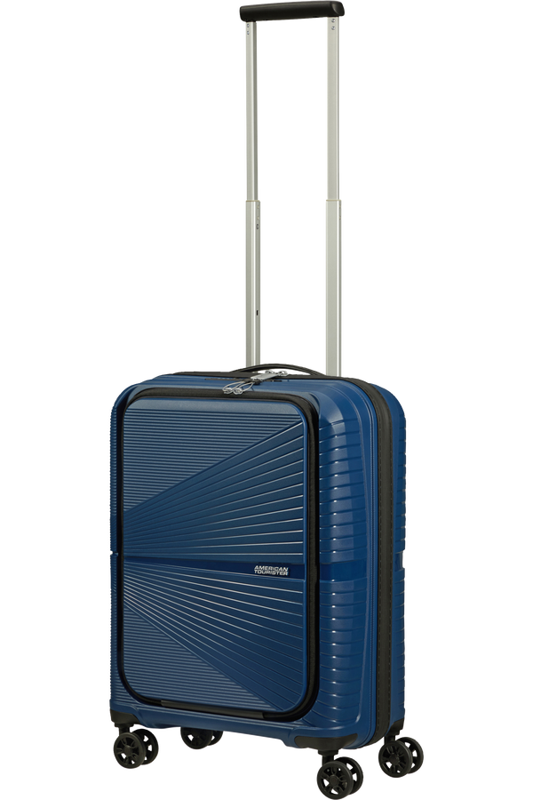 American Tourister Airconic Spinner Frontloader 15.6' 55cm  Půlnočn&iacute; n&aacute;mořn&iacute; modr&aacute;