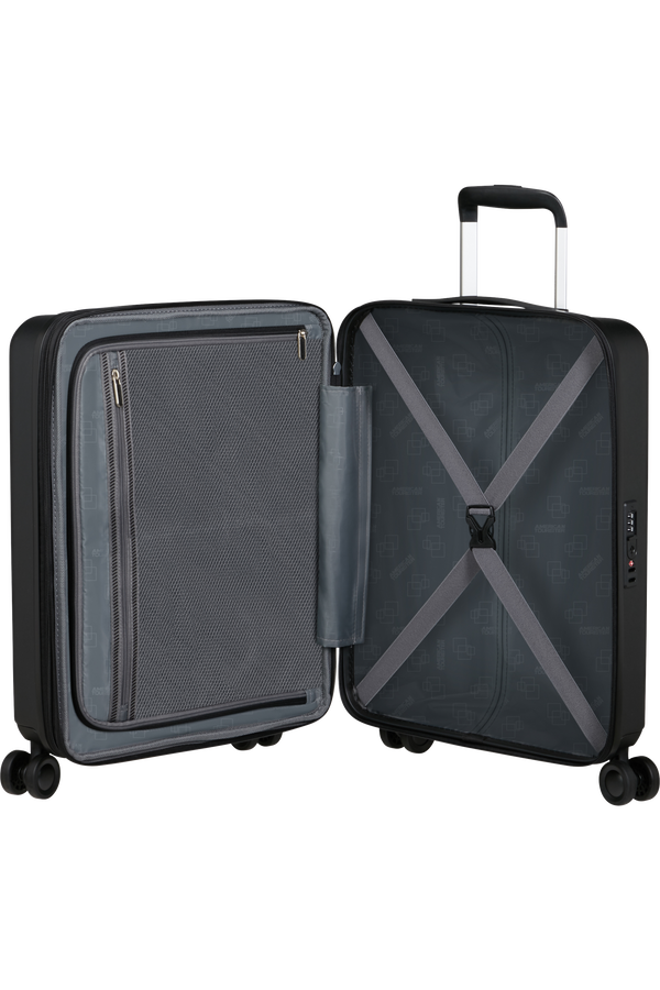 American Tourister Dynabelt Spinner EXP TSA 55cm  Volcano Black American Tourister Dynabelt Spinner EXP TSA 55cm  Volcano Black