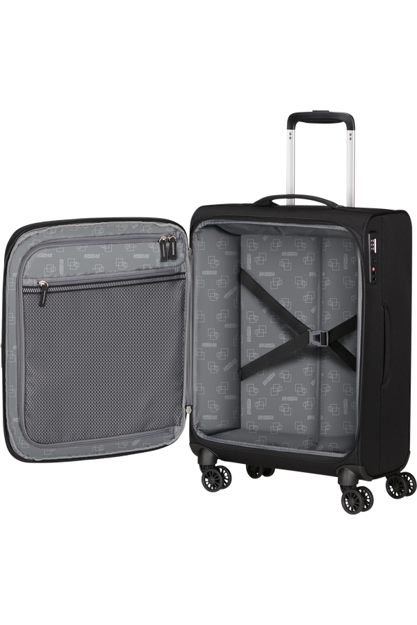 American Tourister Aerospin Spinner Expandable S  Čern&aacute;