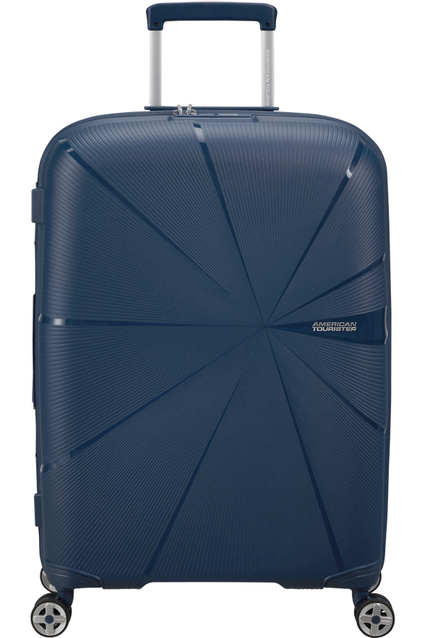 American Tourister Starvibe Spinner Expandable TSA 67cm N&aacute;mořn&iacute; modr&aacute;