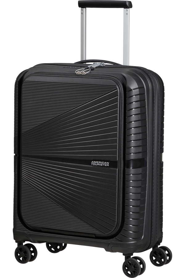 American Tourister Airconic Spinner Frontloader 15.6' 55cm  Onyx Black American Tourister Airconic Spinner Frontloader 15.6' 55cm  Onyx Black