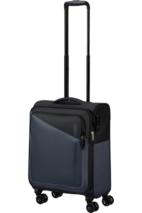 American Tourister Daring Dash Spinner Expandable TSA S  Čern&aacute;/&scaron;ed&aacute;