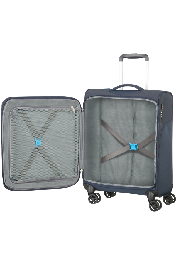 American Tourister Summerfunk Spinner Exp TSA 55cm  Námořní modrá