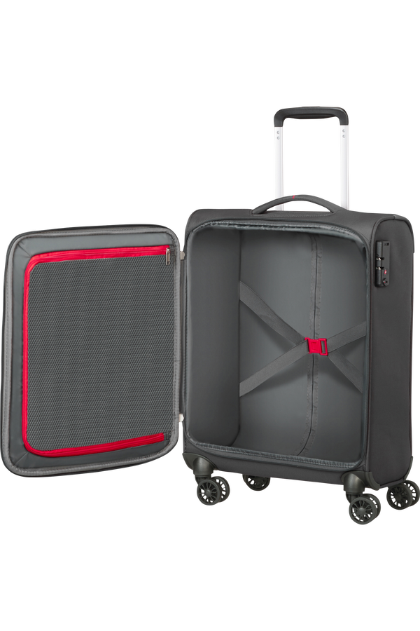 American Tourister Crosstrack Spinner 55cm  &Scaron;ed&aacute;/červen&aacute;