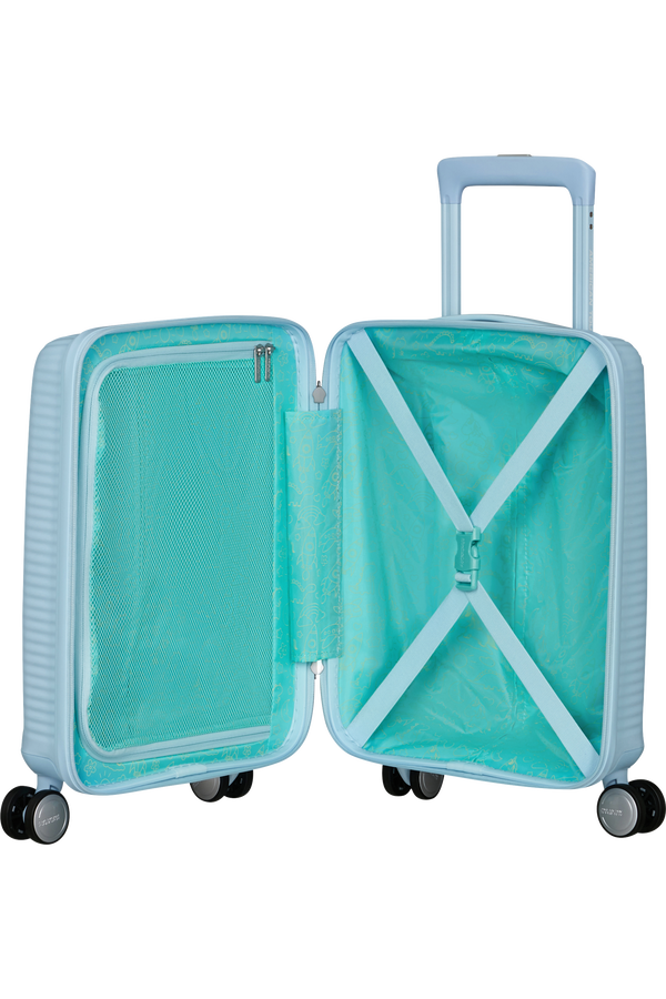 American Tourister Soundbox Mini Spinner 47cm  Pastel Blue American Tourister Soundbox Mini Spinner 47cm  Pastel Blue