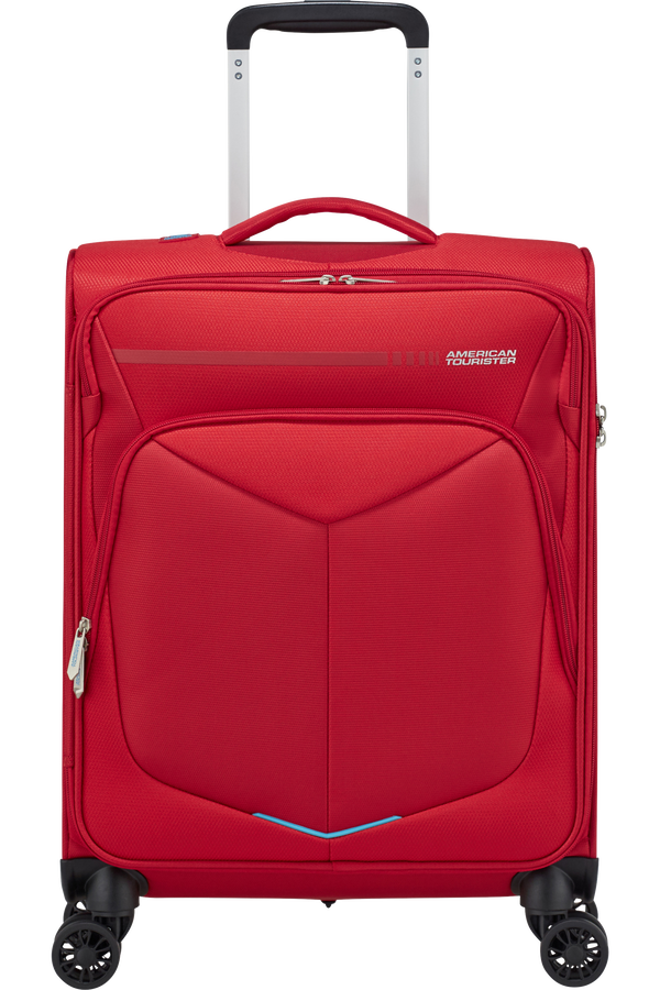 American Tourister Summerfunk Spinner Strict TSA 55cm  Červen&aacute;
