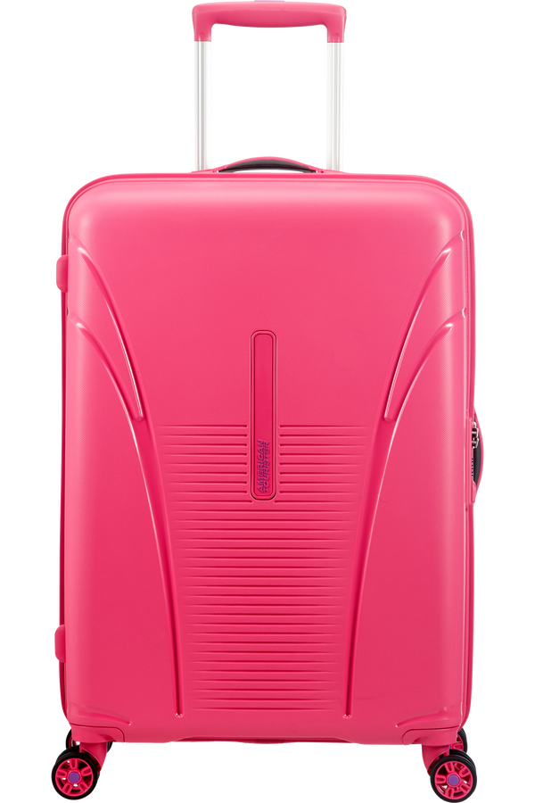 American Tourister Skytracer 4-wheel 68cm medium Spinner suitcase  Lightning Pink