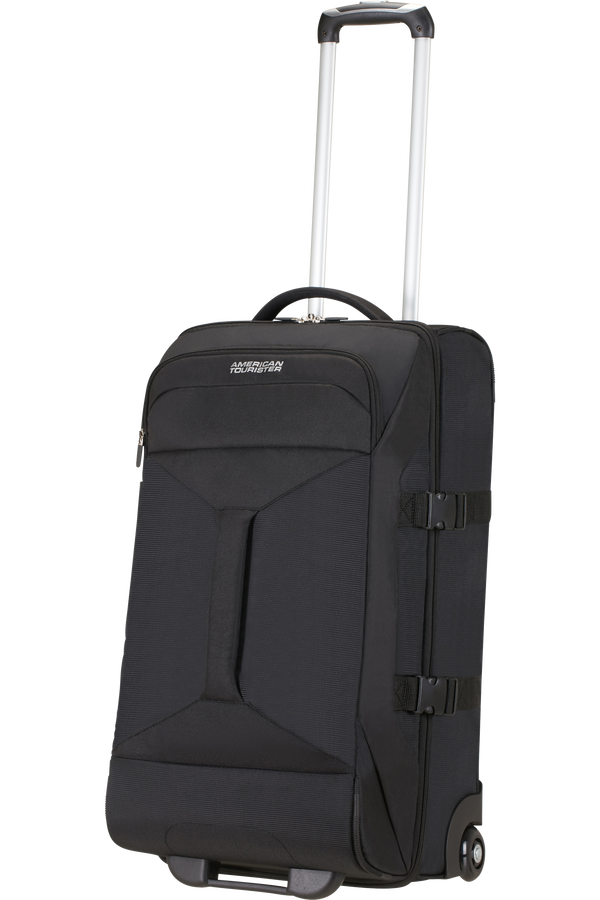 American Tourister Sportovn&iacute; ta&scaron;ka s kolečky Road Quest M, pln&aacute; čern&aacute;