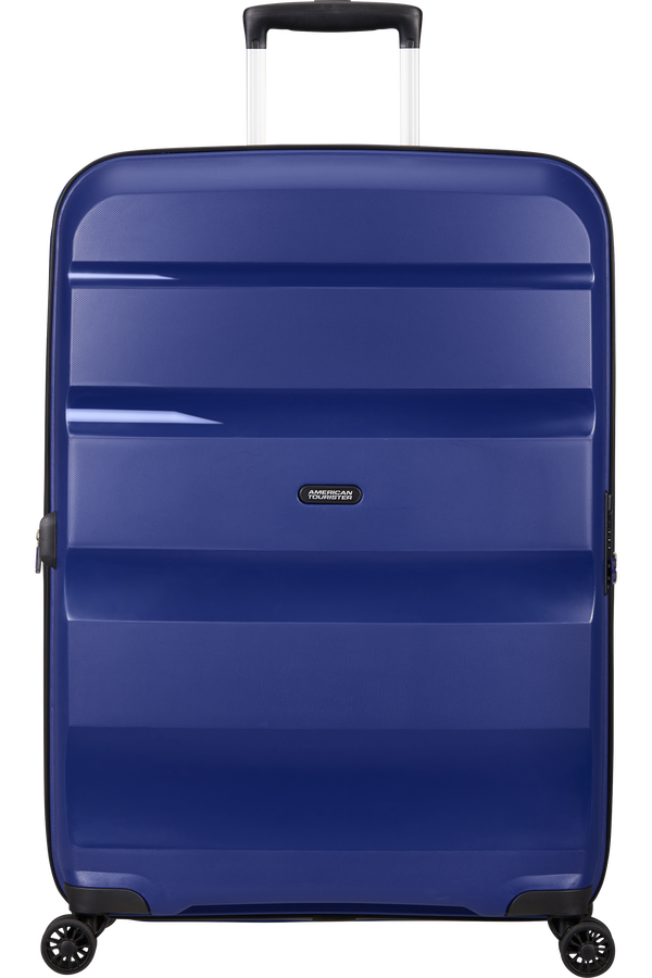 American Tourister Bon Air Dlx Spinner TSA Expandable 75cm  Půlnočn&iacute; n&aacute;mořn&iacute; modr&aacute;