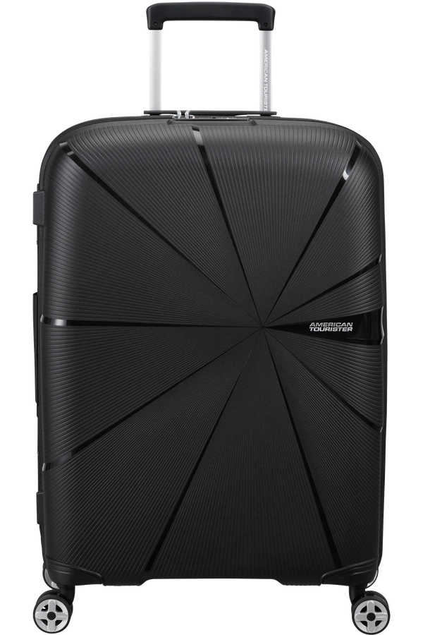 American Tourister Starvibe Spinner Expandable TSA 67cm Čern&aacute;