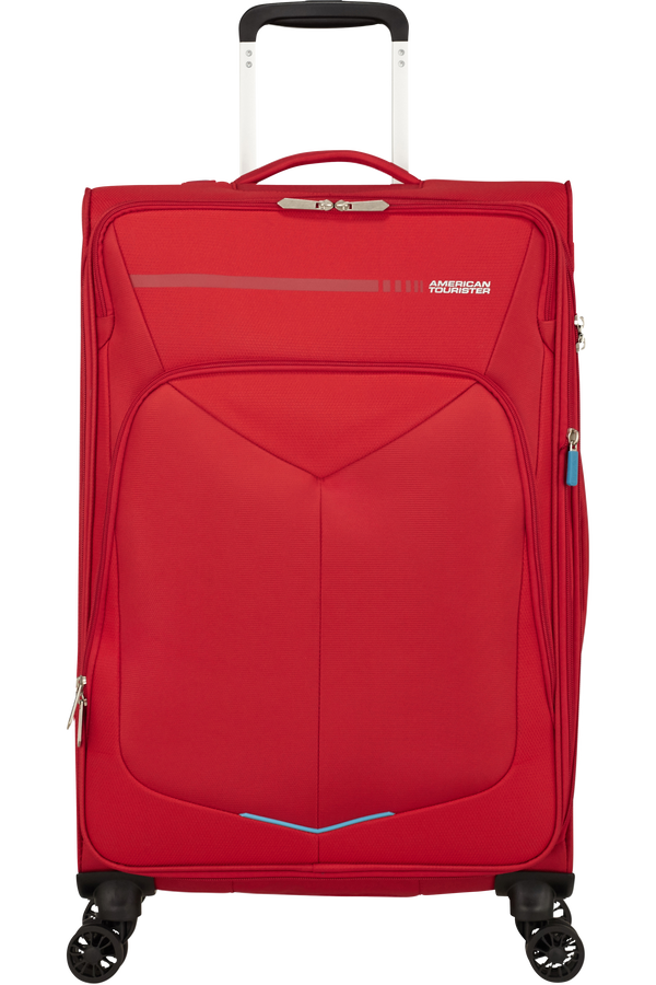 American Tourister Summerfunk Spinner Exp TSA 67cm  Červená