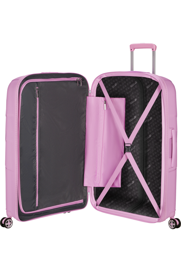 American Tourister StarVibe Spinner Expandable TSA 77cm  Metallic Pastel Lavender