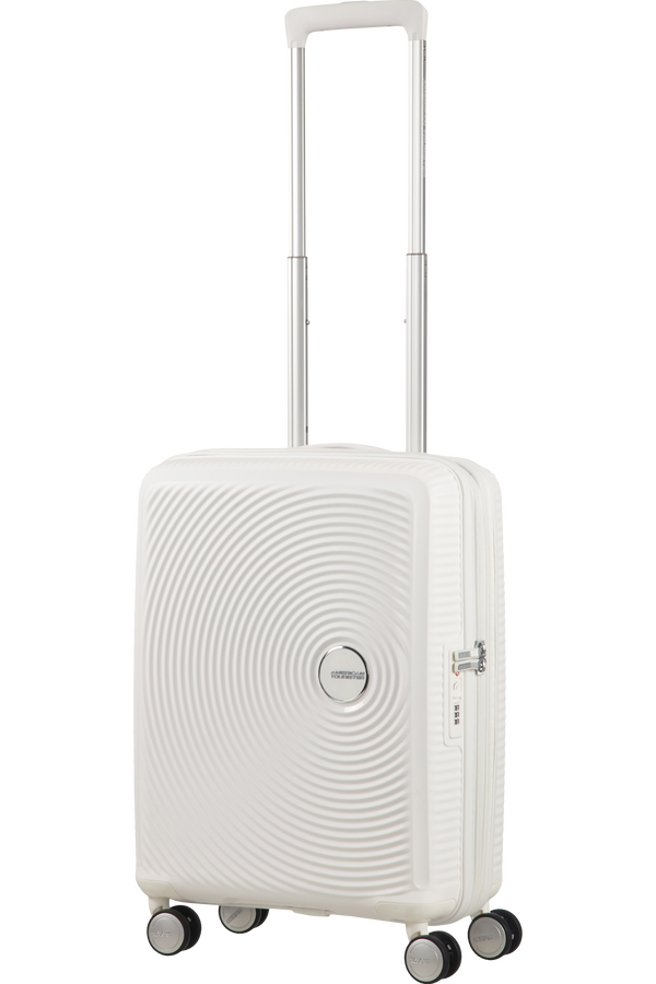 American Tourister Soundbox Spinner(4 kolečka) roz&scaron;iřiteln&yacute; 55cm Pure White