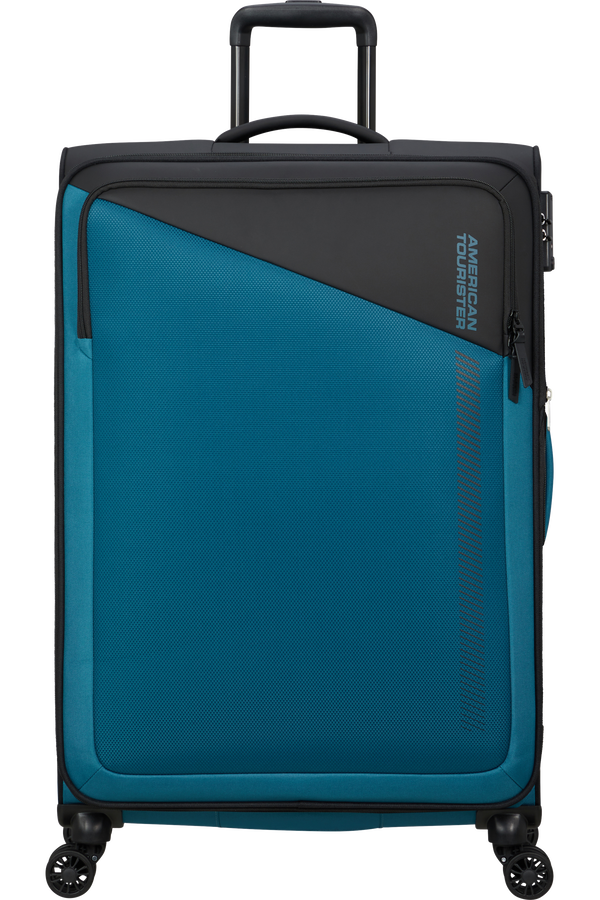 American Tourister Daring Dash Spinner Expandable TSA L  Čern&aacute;/modr&aacute;