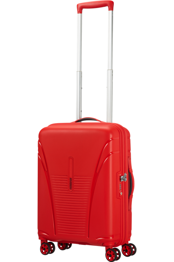 American Tourister Kufr Skytracer Spinner, 4 kolečka, kabinové zavazadlo, 40x55x20 cm, červená Formule