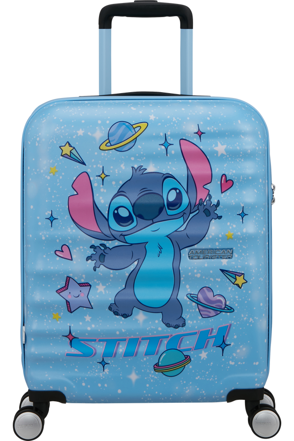 Disney Wavebreaker 55cm Kabinov&eacute; zavazadlo | American Tourister Disney Wavebreaker Spinner TSA Disney Fl 55cm  Stitch Universe