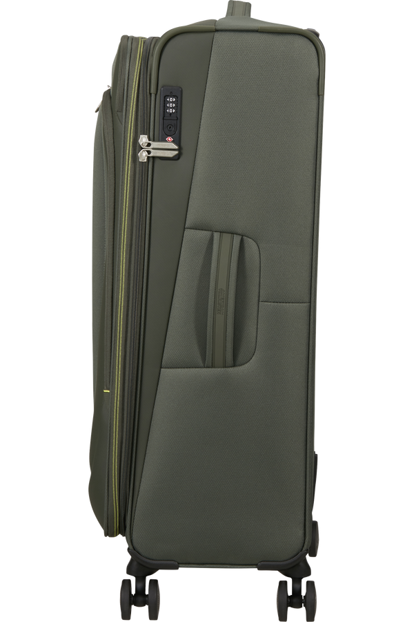 American Tourister Wanderlite Spinner EXP TSA L  Dark Khaki