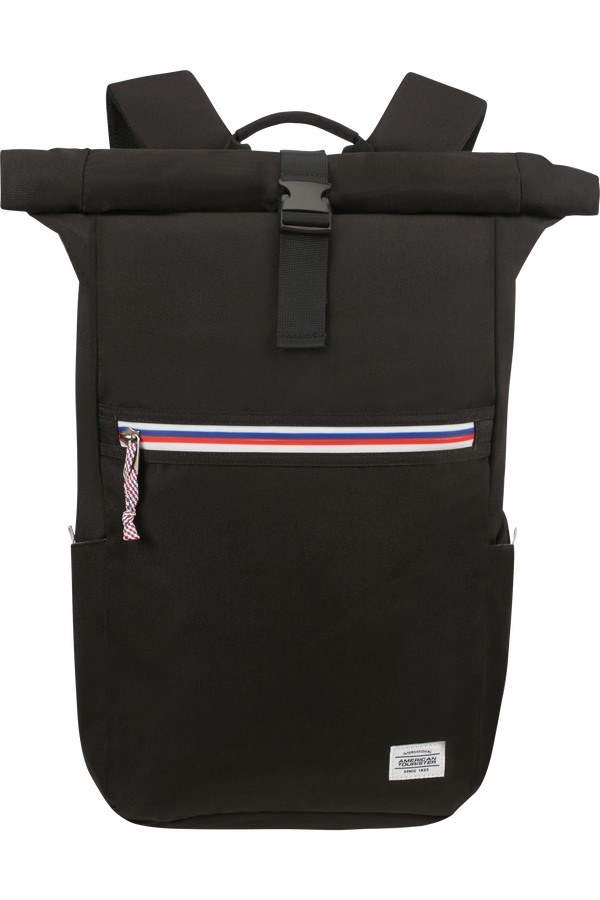 American Tourister Upbeat Rolltop Laptop Backpack Zip 14.1'  Černá