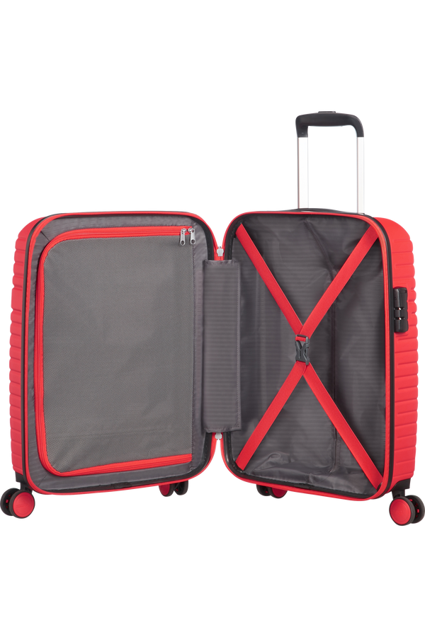 American Tourister Aero Racer Spinner 55cm  Poppy Red American Tourister Aero Racer Spinner 55cm  Poppy Red