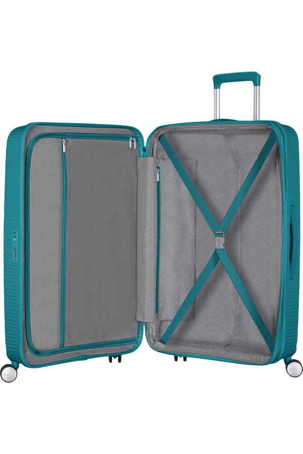 American Tourister Soundbox Spinner Expandable 67cm  Zelený nefrit American Tourister Soundbox Spinner Expandable 67cm  Zelený nefrit
