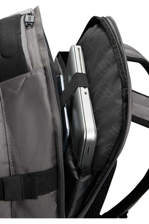 American Tourister Urban Track Laptop Backpack 15.6'  Tmavě &scaron;ed&aacute;